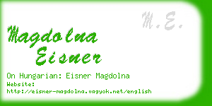 magdolna eisner business card